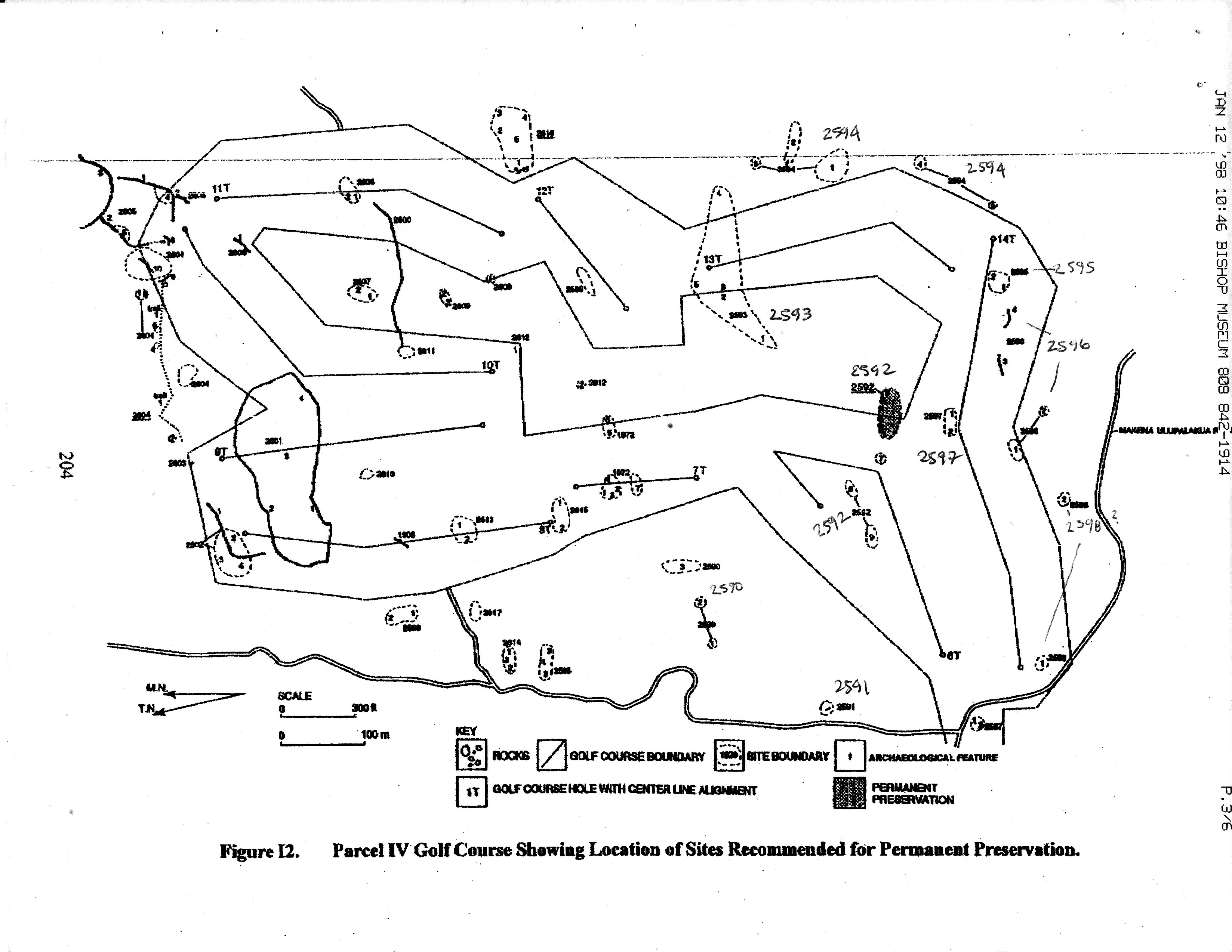 Archeological sites on Golf