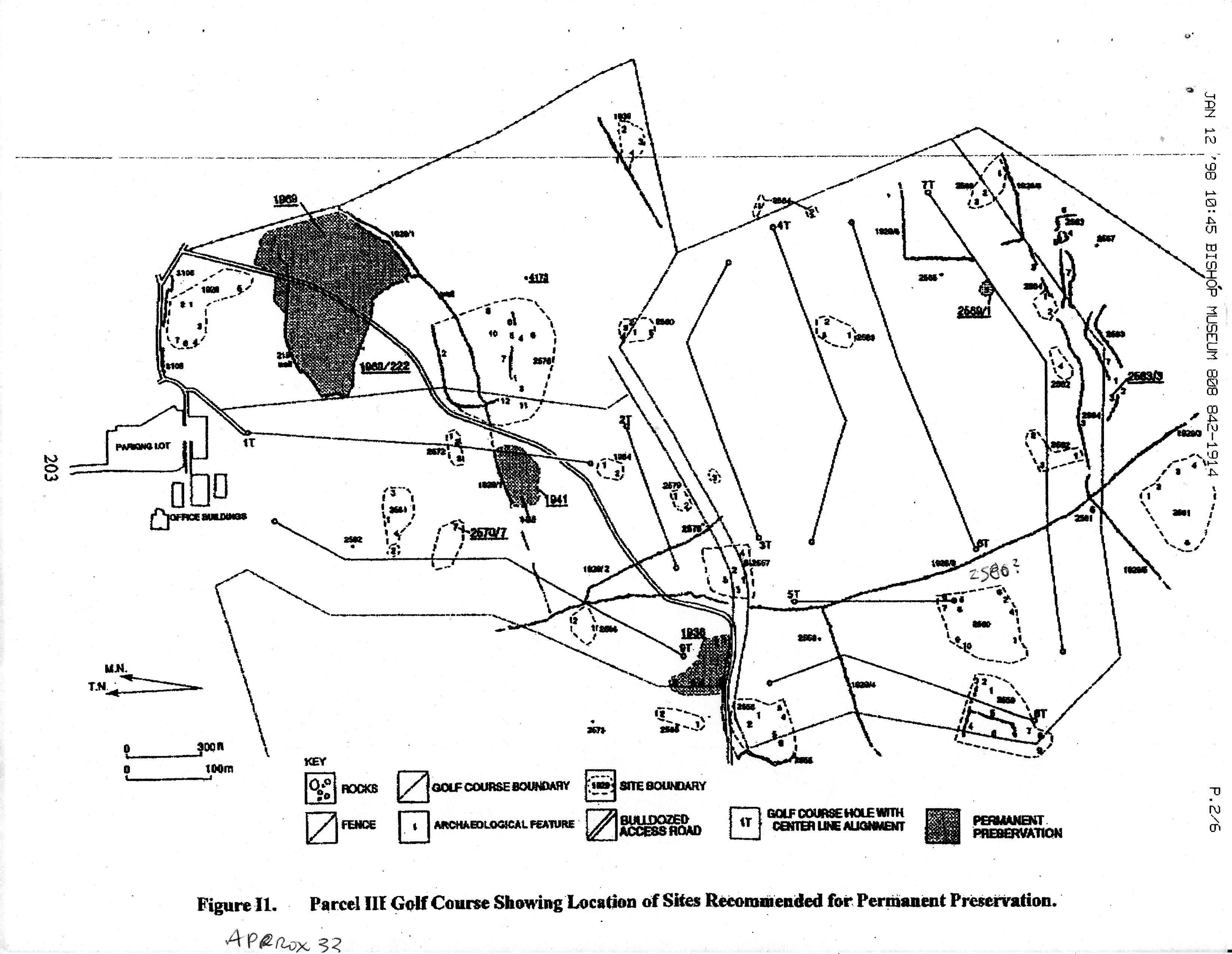 Archeological sites on Golf